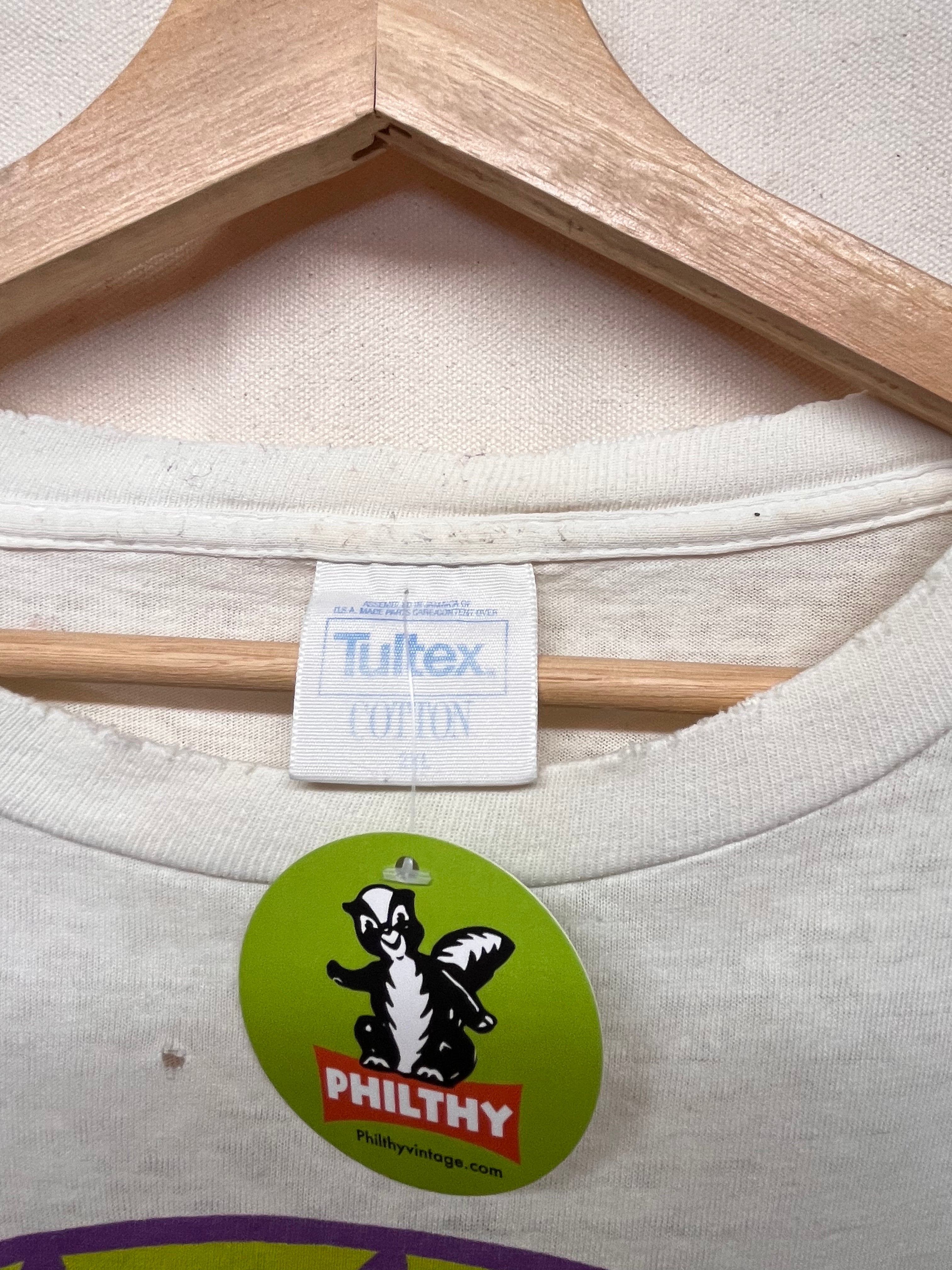 Vintage 1992 Lollapalooza Music Festival White Ice Cube Pearl Jam RHCP T-Shirt: XXL