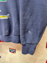 Load image into Gallery viewer, Vintage University of Notre Dame Fighting Irish Navy Nutmeg Mascot Crewneck Sweatshirt: XL
