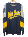 Vintage University of Notre Dame Fighting Irish Galt Sand Script Cut Sew Crewneck Sweatshirt: Large
