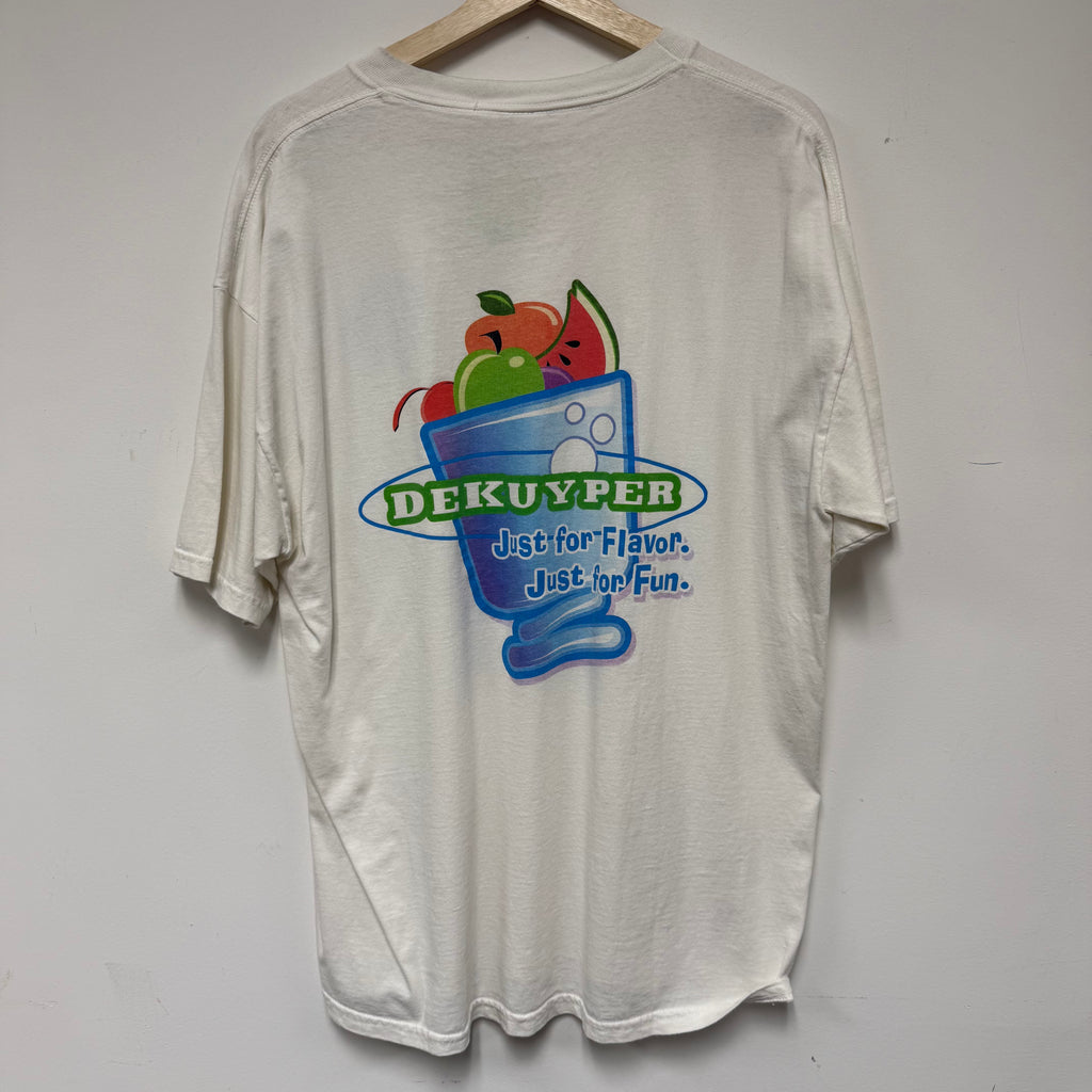 Vintage Dekuyper Flavored Liqueur Graphic T-Shirt: XL