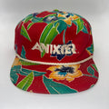 Vintage Anixier Floral Snapback Hat