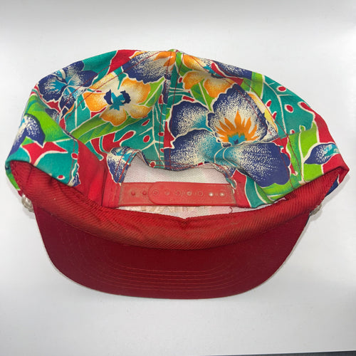 Vintage Anixier Floral Snapback Hat
