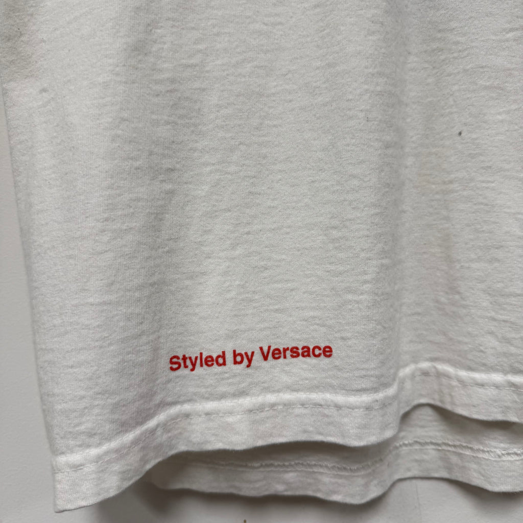 Vintage 90s Elton John Double Sided Versace T-Shirt: XL
