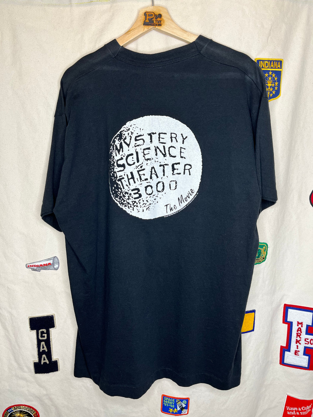 Vintage Mystery Science Theatre 3000 Movie Promo 1996 Black T-Shirt: XL