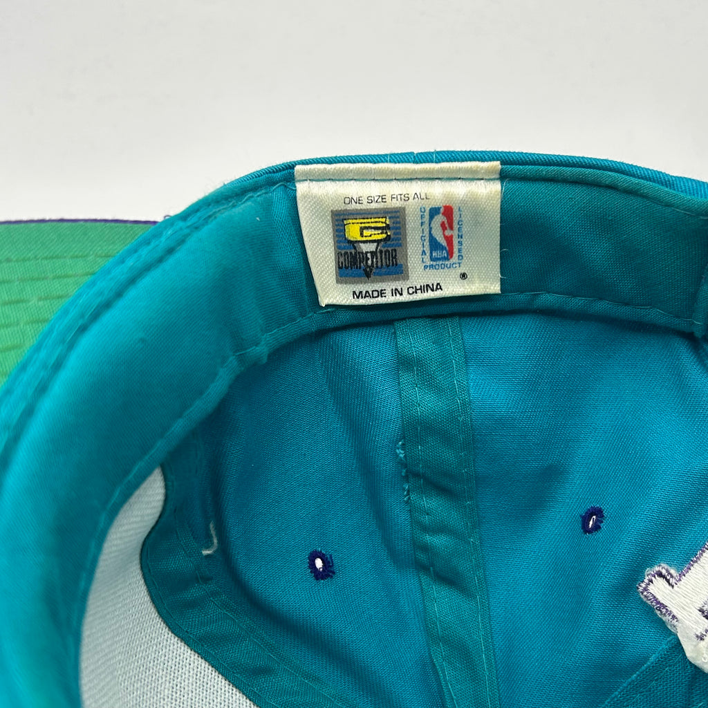 Vintage Charlotte Hornets NBA Basketball Logo Snapback Hat