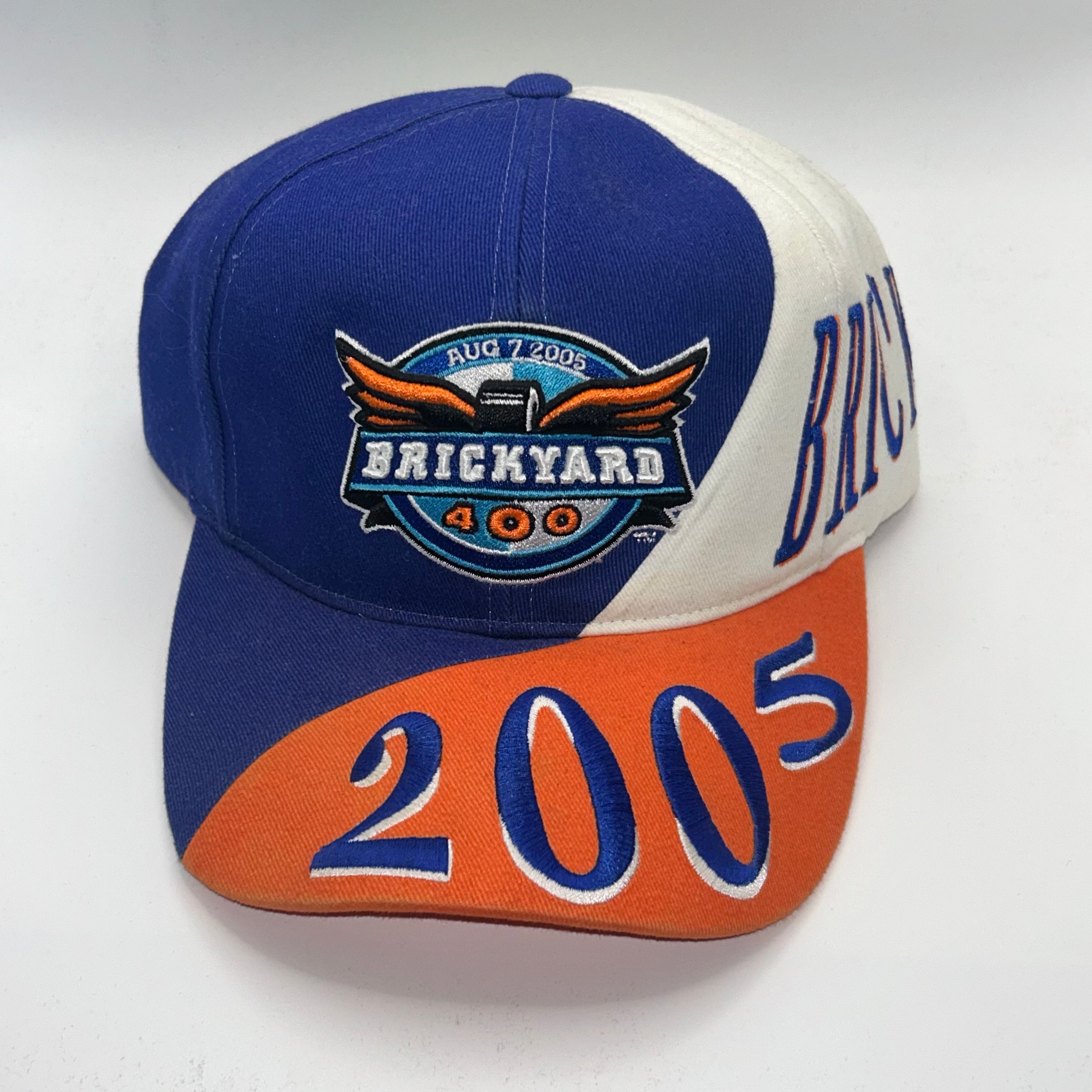 Vintage Brickyard 400 Indianpolis Motor Speedway 2005 Colorblock Velcro hat