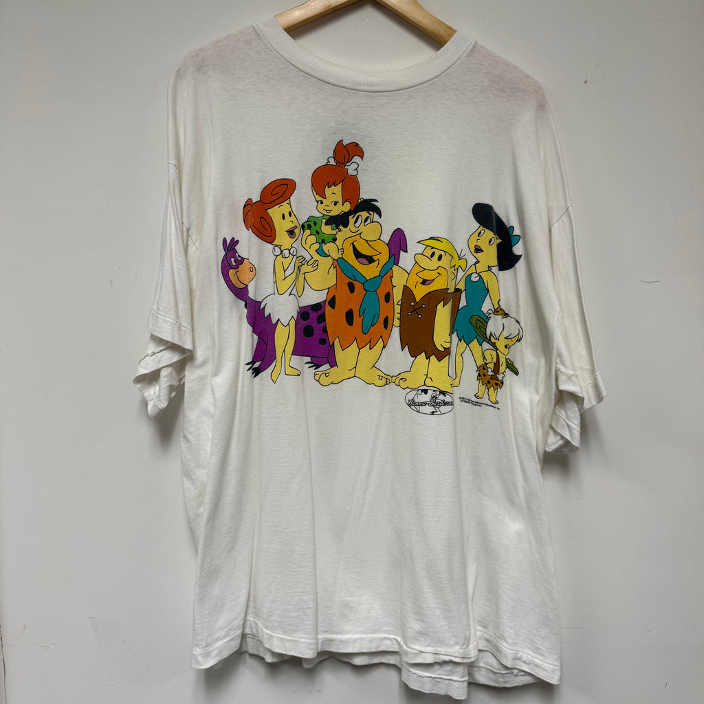 Vintage The Flintstone Family Cartoon T-Shirt: XXL