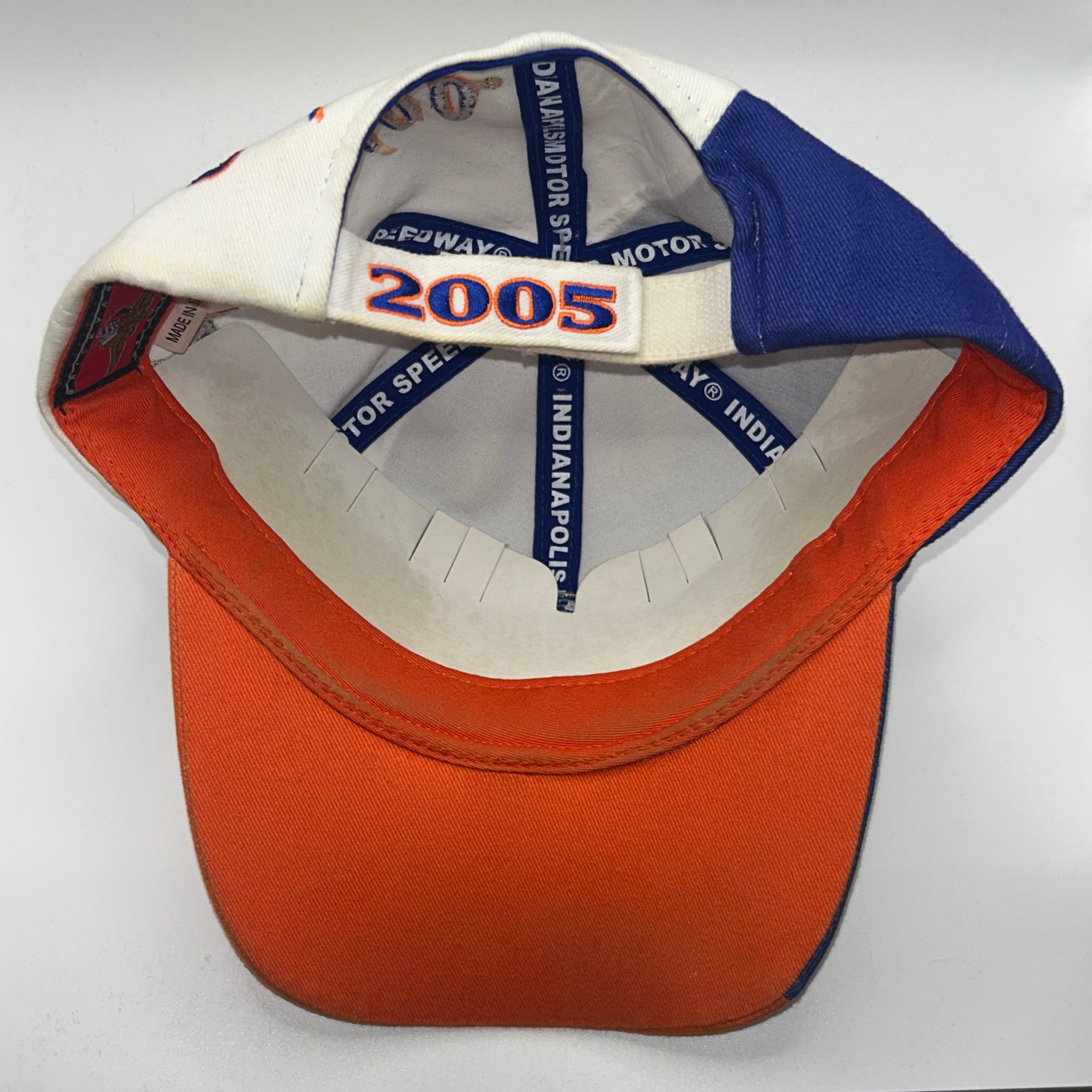 Vintage Brickyard 400 Indianpolis Motor Speedway 2005 Colorblock Velcro hat