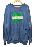 Vintage University of Notre Dame Fighting Irish Navy Crable Sportswear Reverse Weave Crewneck Sweatshirt: XL
