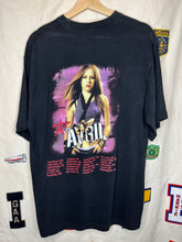 Load image into Gallery viewer, Vintage Avril Lavigne Concert Tour Black T-Shirt: Large
