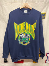 Load image into Gallery viewer, Vintage University of Notre Dame Fighting Irish Navy Tultex Crewneck Sweatshirt: Large/XL
