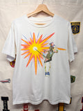 Vintage Grateful Dead Uncle Sam Skeleton Fall Tour 1987 White T-Shirt: Large