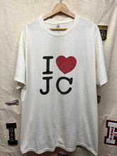 Load image into Gallery viewer, Vintage I Heart J C Jesus Christ Love NY Messiahs Messenger T-Shirt: XL
