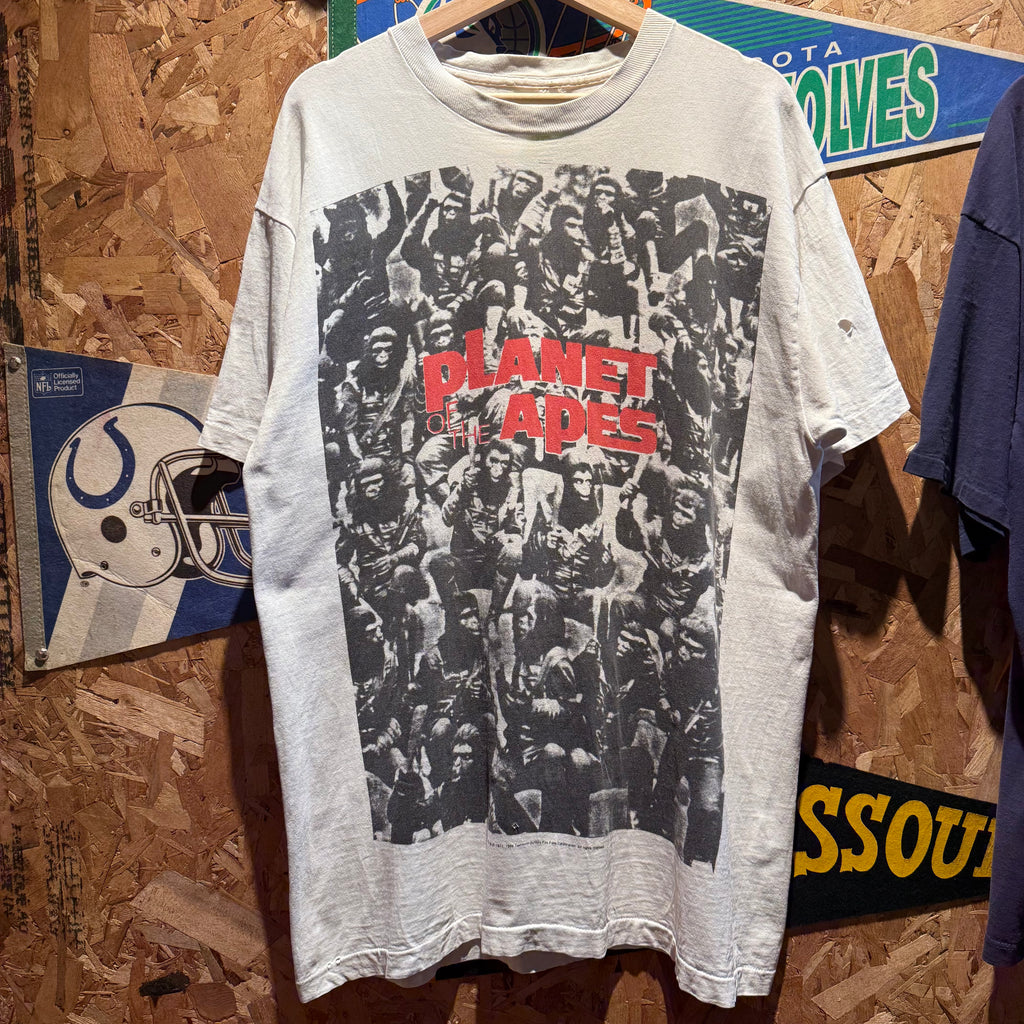 Vintage 1994 Planet of the Apes Movie Promo Graphic T-Shirt: XL