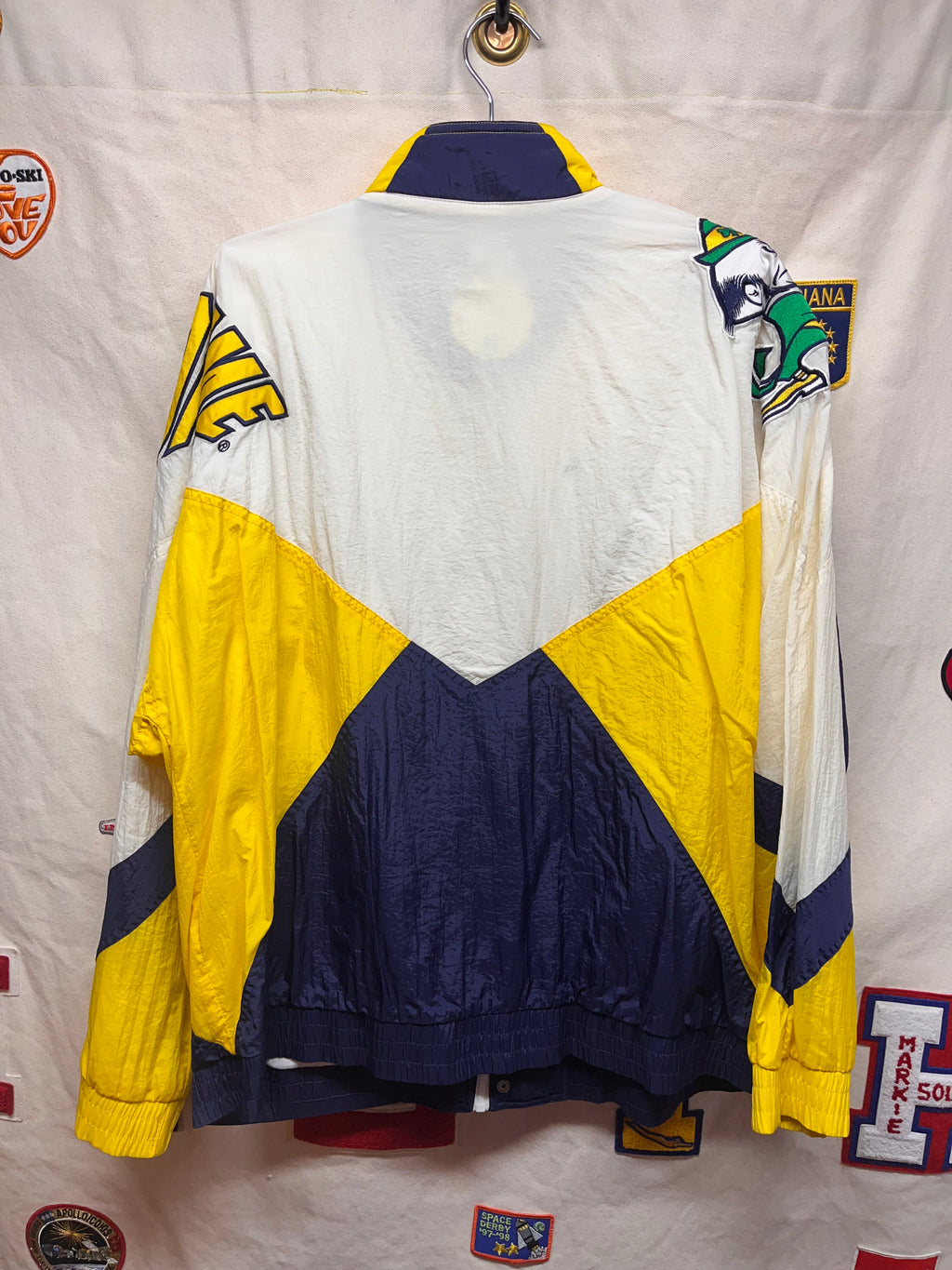 Vintage University of Notre Dame Fighting Irish Apex One Windbreaker Jacket: Large