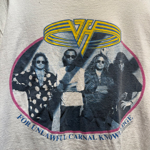 Vintage 1991 Pound Cake Van Halen Band Tour T-Shirt: XL