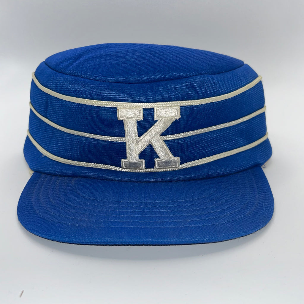 Vintagee Kentucky Wildcats UK Blue Pill Box Stripe Snapback Hat