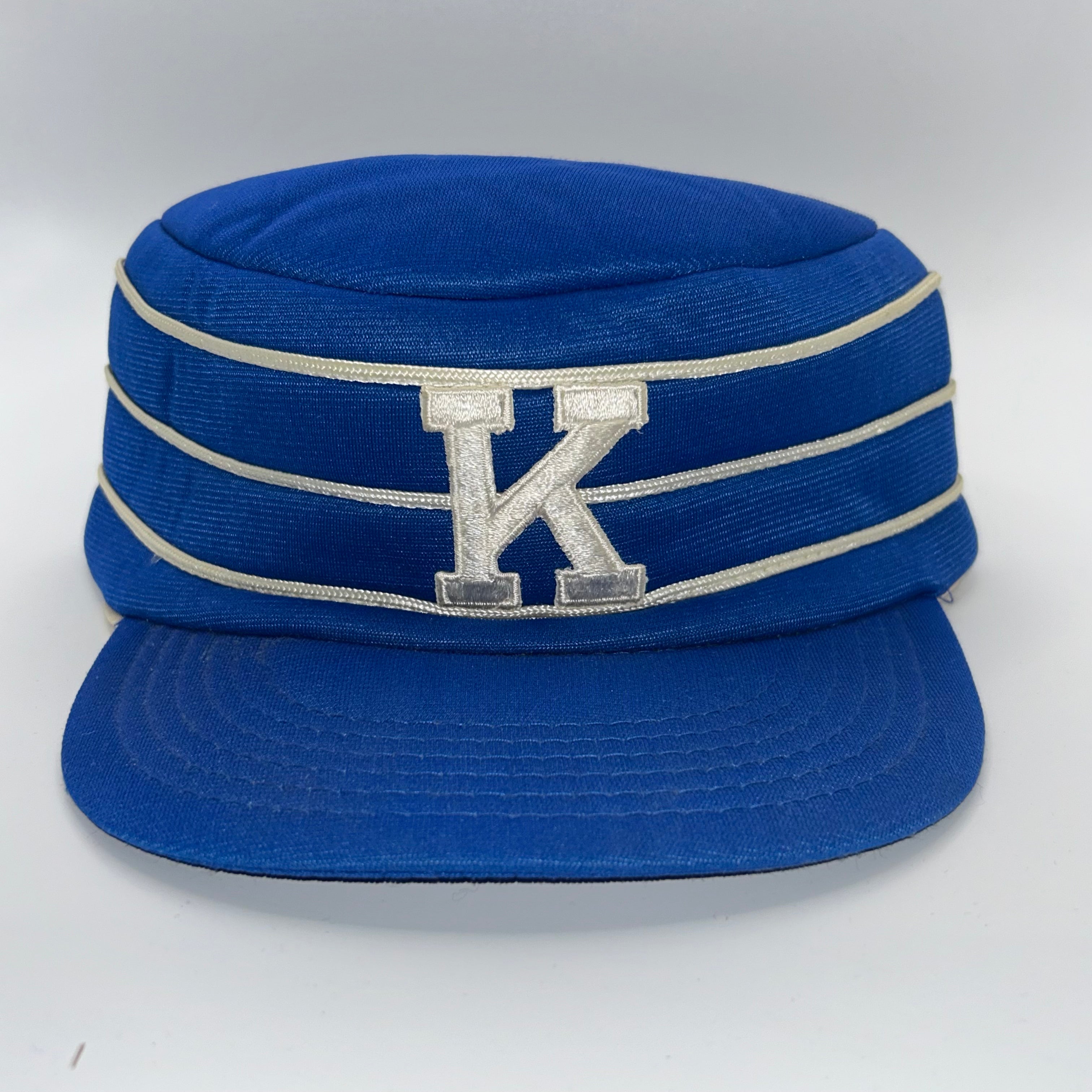 Vintagee Kentucky Wildcats UK Blue Pill Box Stripe Snapback Hat
