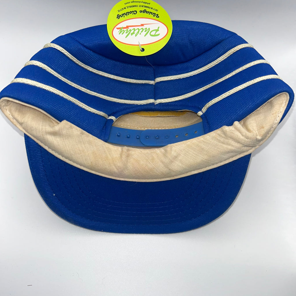 Vintagee Kentucky Wildcats UK Blue Pill Box Stripe Snapback Hat