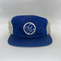 Vintage GE General Electric Patch Mesh Trucker Blue Snpaback Hat