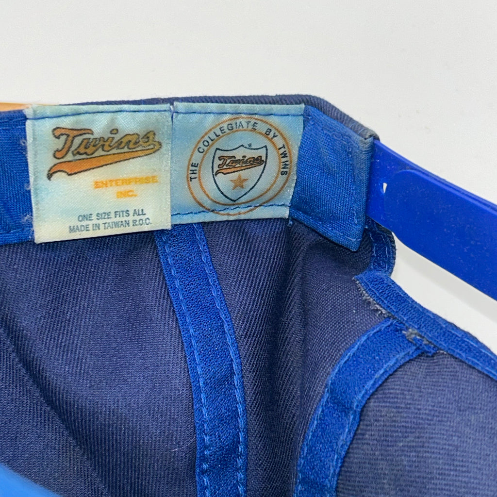 Vintage De Paul University Blue Demons Twins Snapback Hat