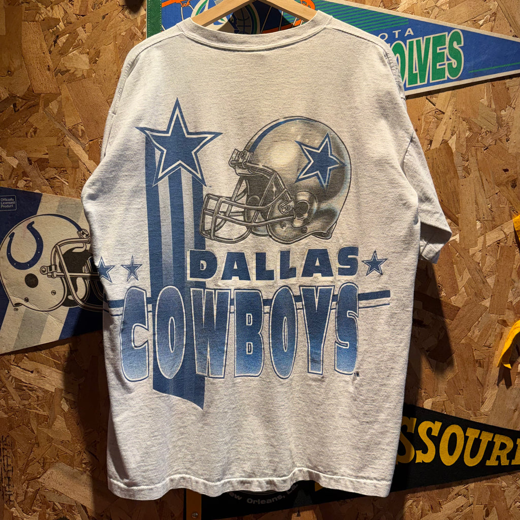 Vintage 1992 NFL Dallas Cowboys Graphic Salem Sportswear T-Shirt: XL