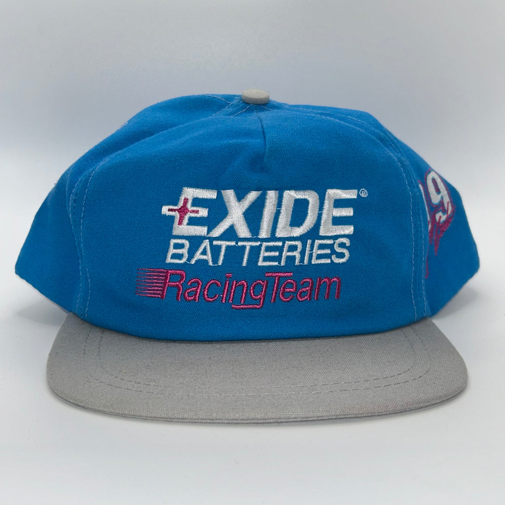 Vintage Exide Batteries NASCAR Racing Team 99 Blue Snapback Hat