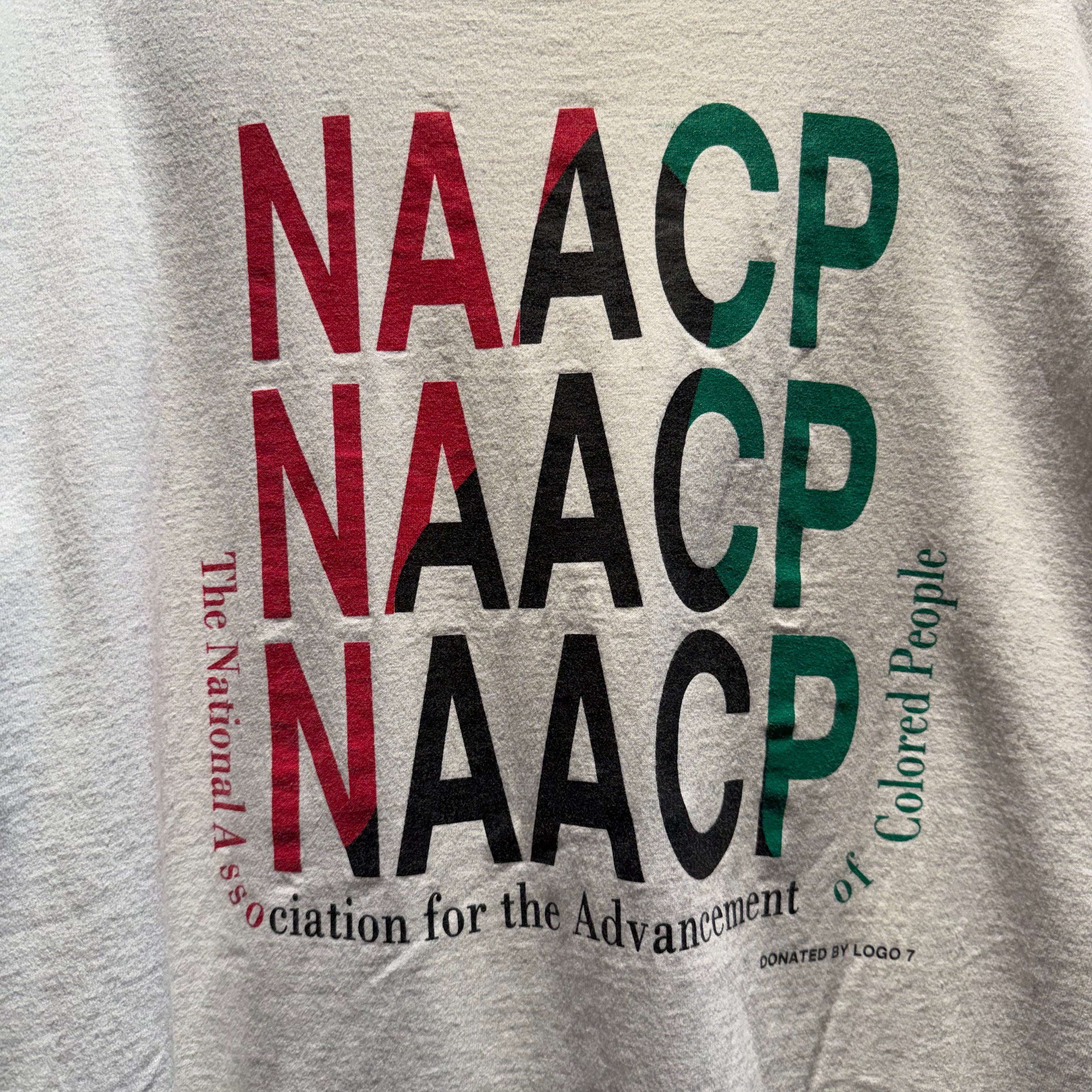 Vintage National Association for the Advancement of Colored People Graphic T-Shirt: XXL