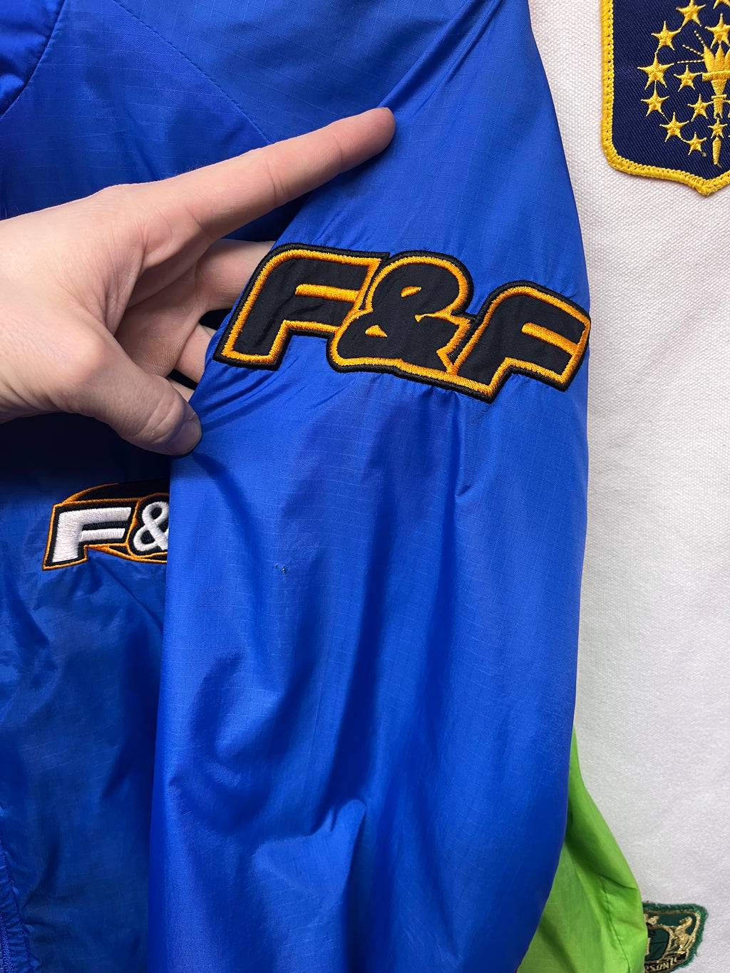 Vintage The Fast And The Furious Movie Promo F&F Blue Windbreaker Jacket: Large