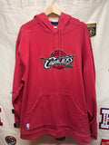 Vintage Cleveland Cavaliers NBA Reebok Y2K Red Hoodie Sweatshirt: XL