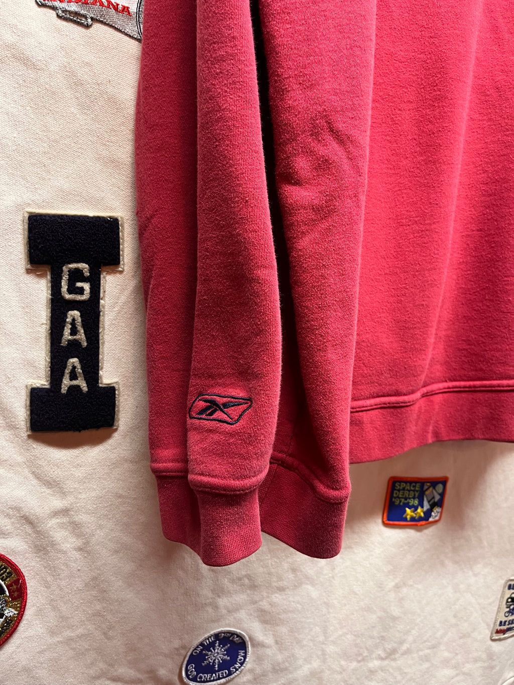 Vintage Cleveland Cavaliers NBA Reebok Y2K Red Hoodie Sweatshirt: XL