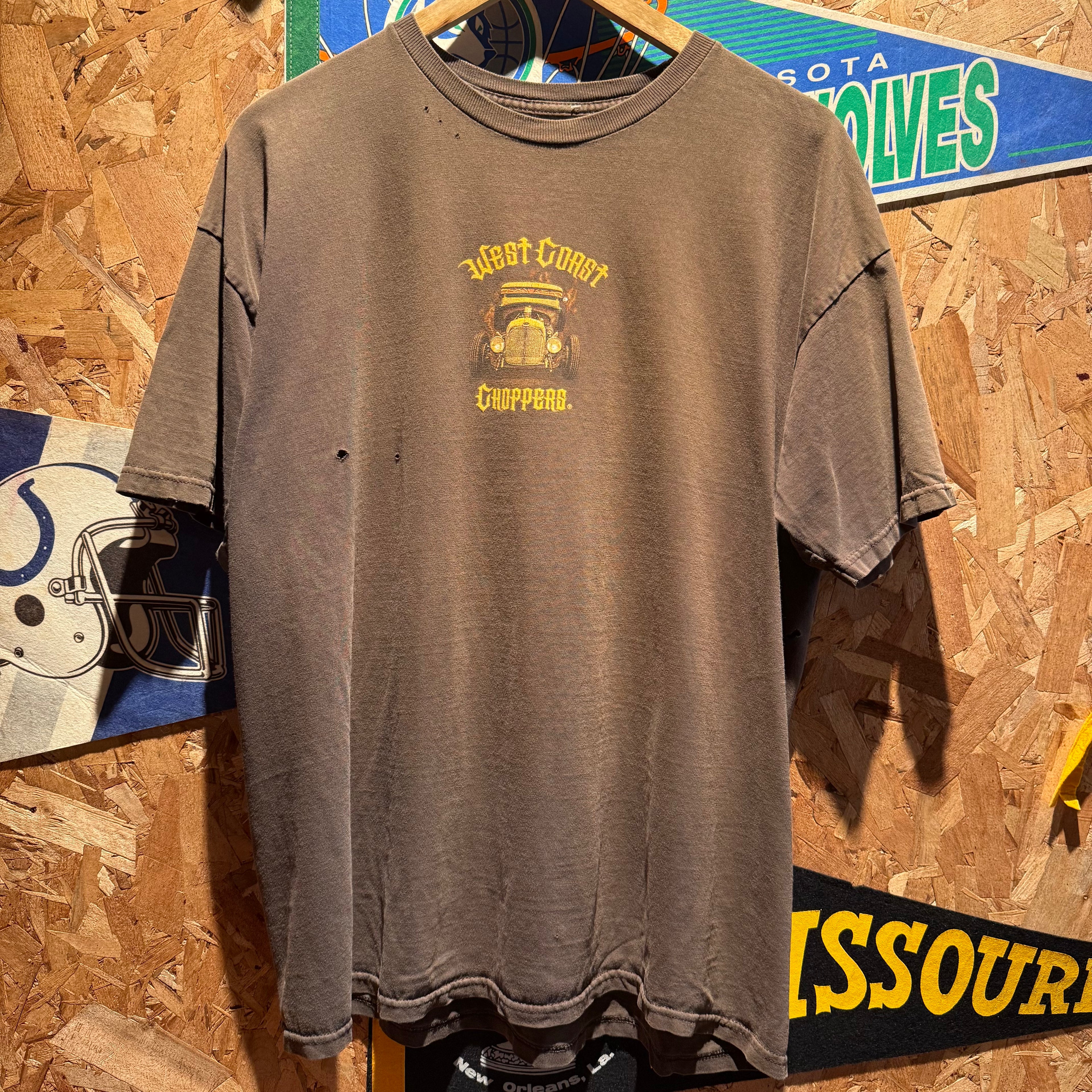 Vintage Y2K West Coast Choppers 'Original Outlaws; Graphic T-Shirt: XL