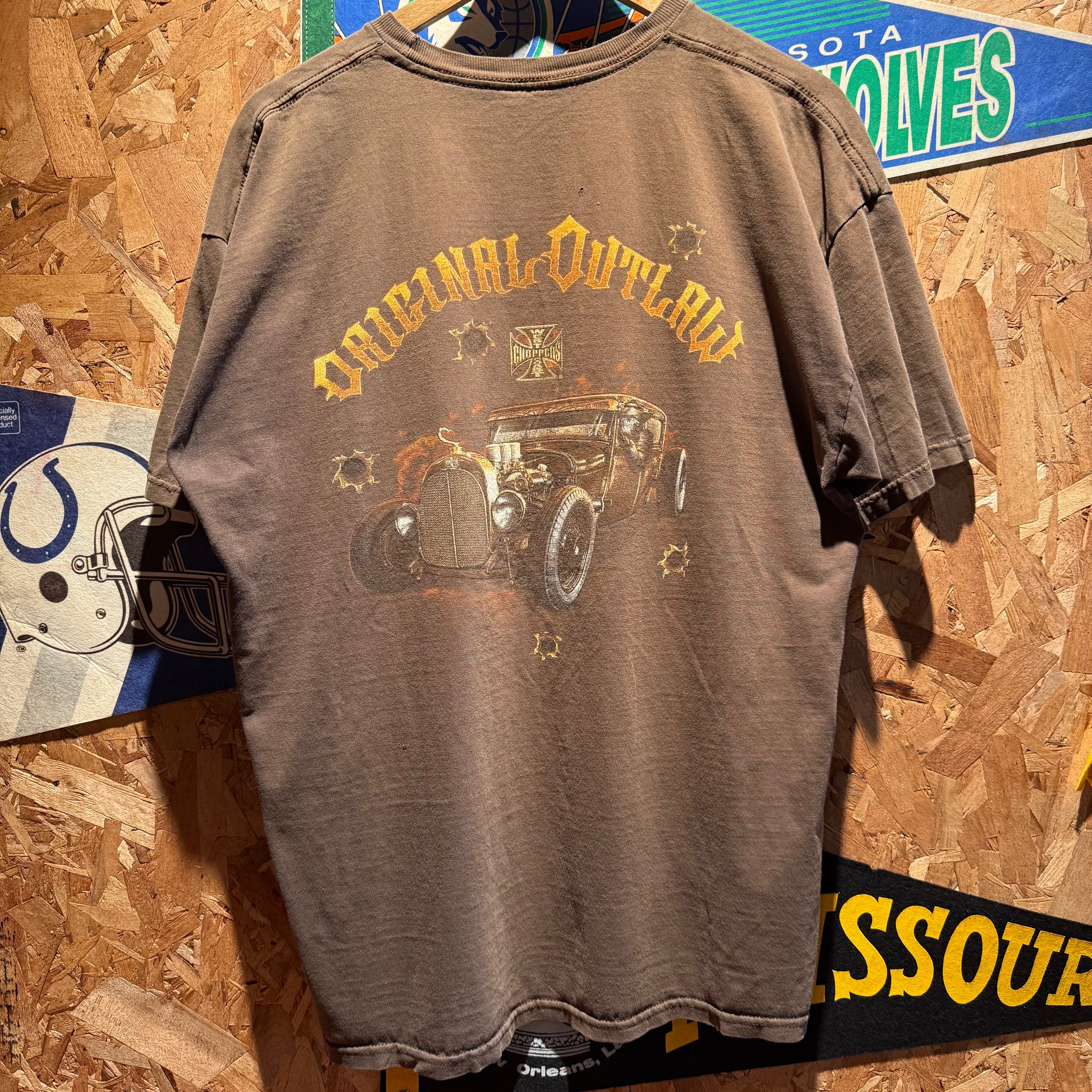 Vintage Y2K West Coast Choppers 'Original Outlaws; Graphic T-Shirt: XL