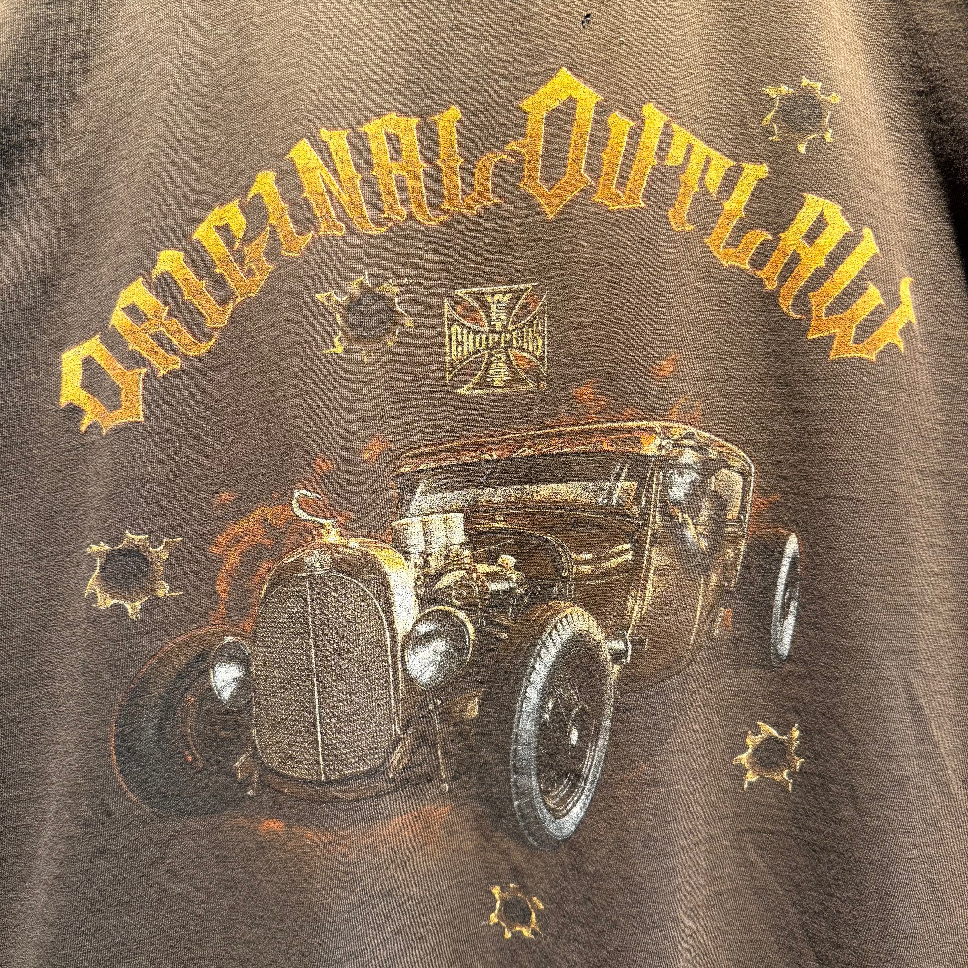 Vintage Y2K West Coast Choppers 'Original Outlaws; Graphic T-Shirt: XL