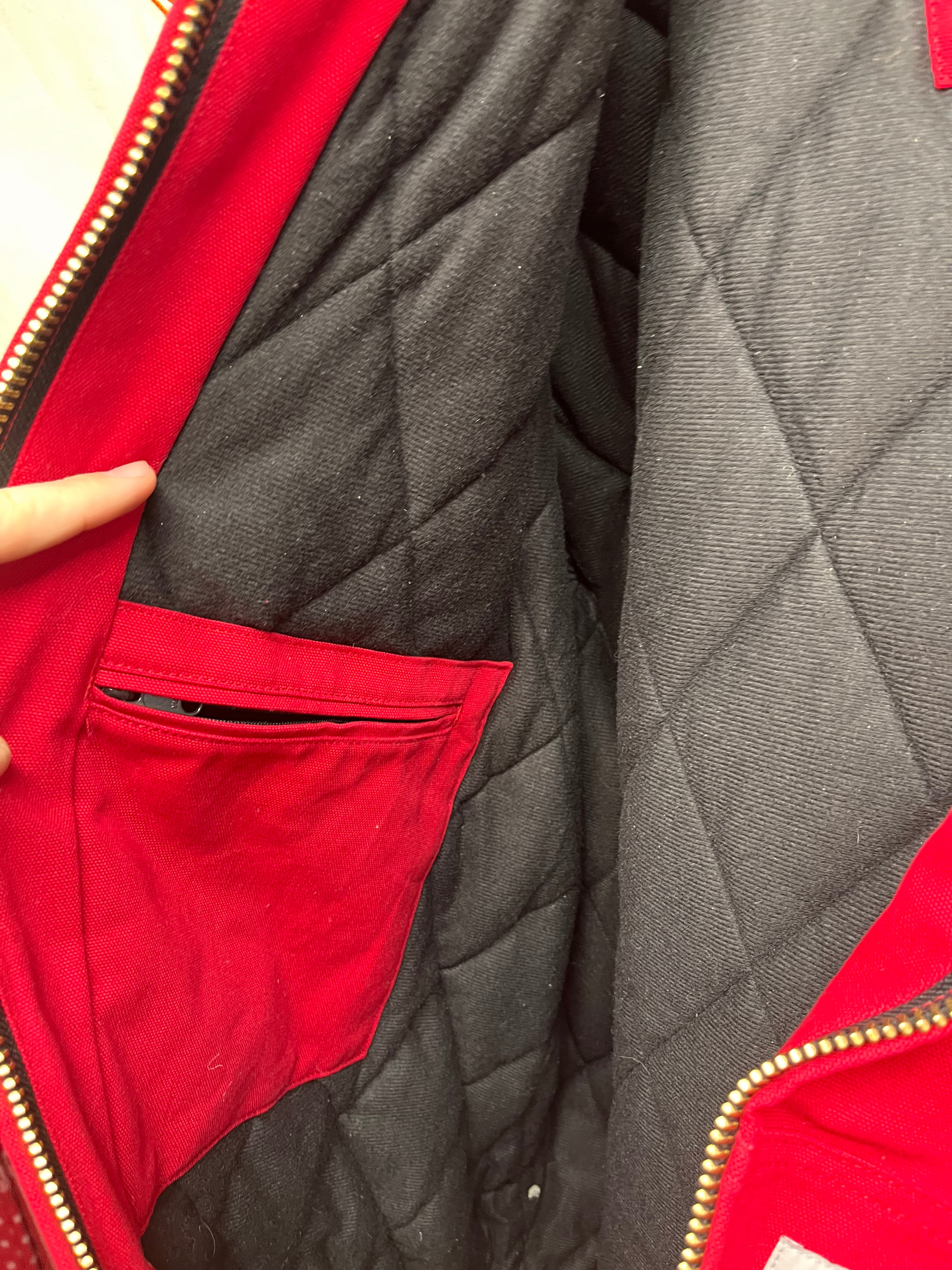 Carhartt Firm Duck Active J140 Industry Red Jacket: XLT