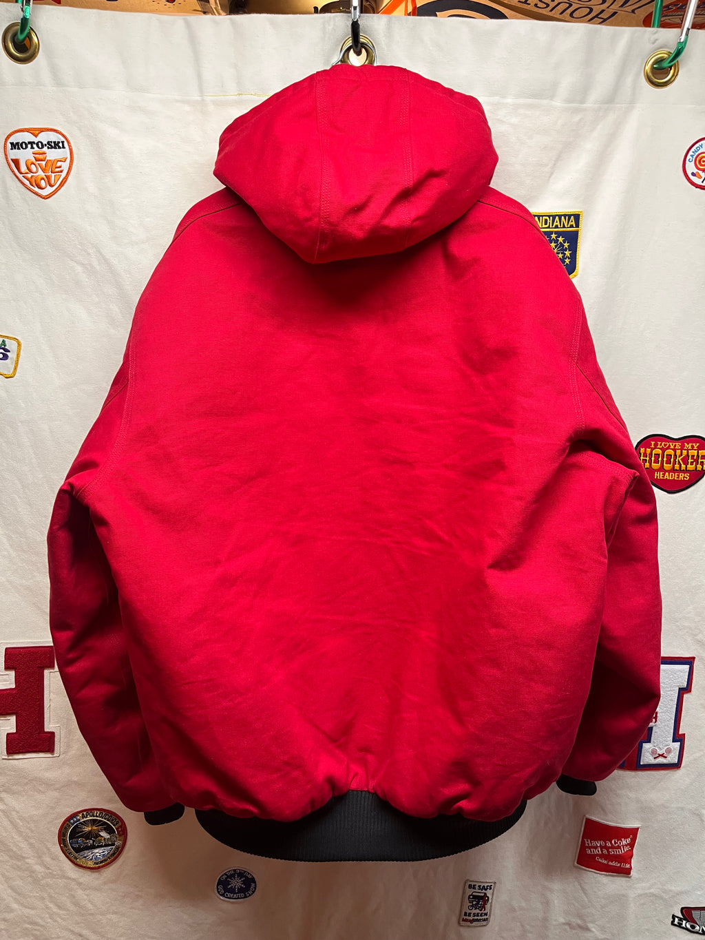 Carhartt Firm Duck Active J140 Industry Red Jacket: XLT