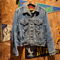 Vintage 70s Flannel-Lined Levi Denim Jean Jacket: M