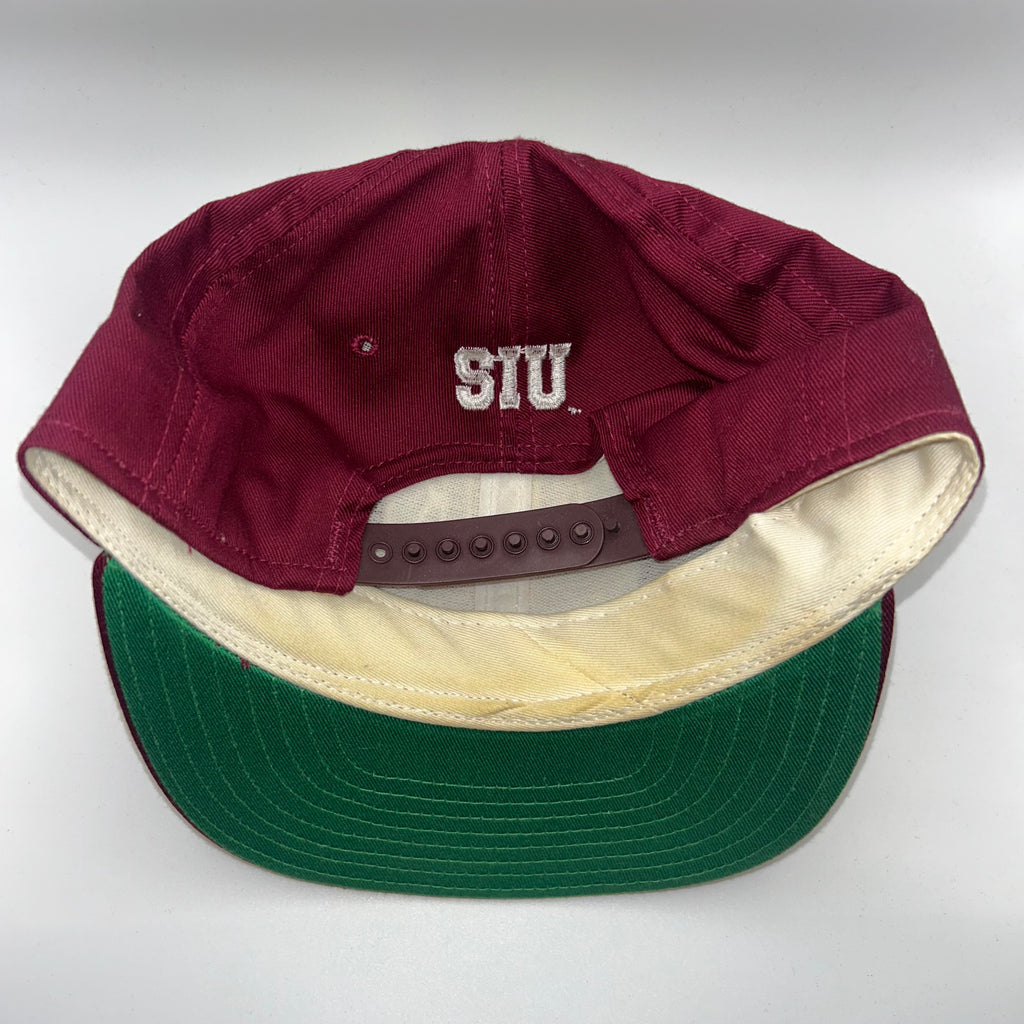Vintage Southern Illinois University SIU Saluki Basketball Snapback Hat