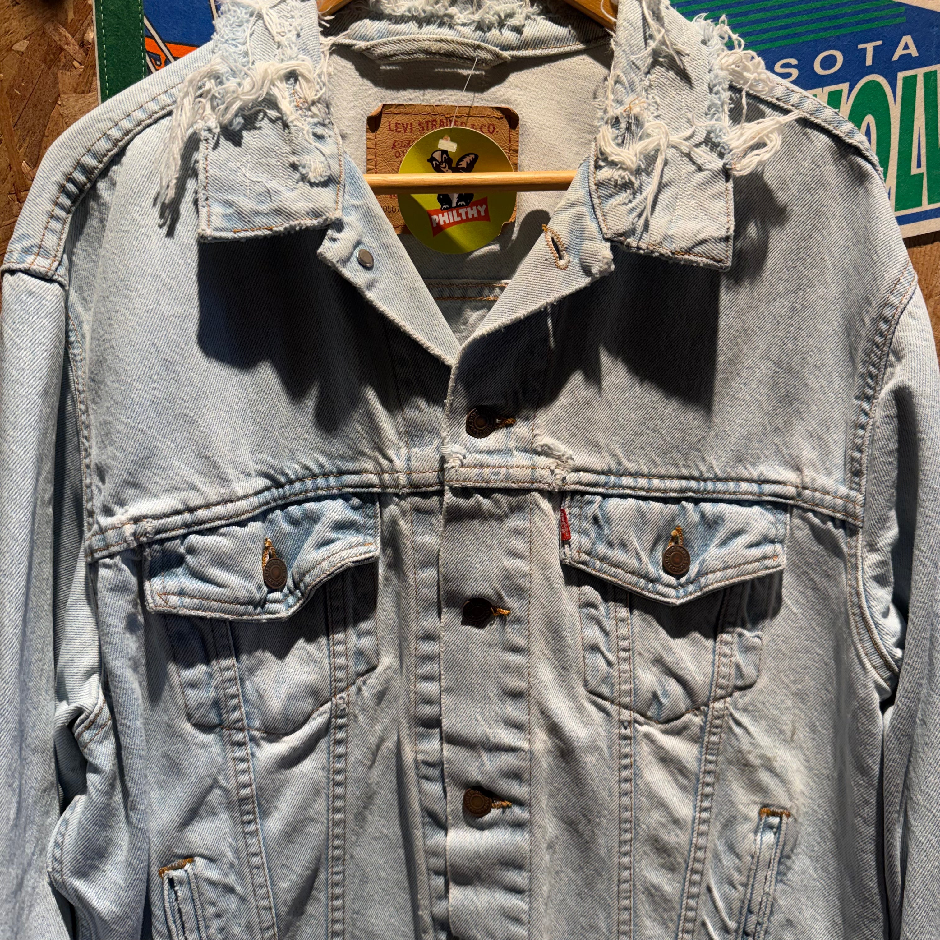 Vintage Levi Strauss Denim Jean Jacket: M