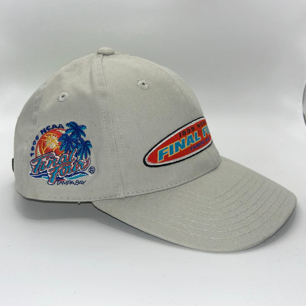 VIntage 1999 Final Four Tampa Bay Uconn Tan Strapback Hat