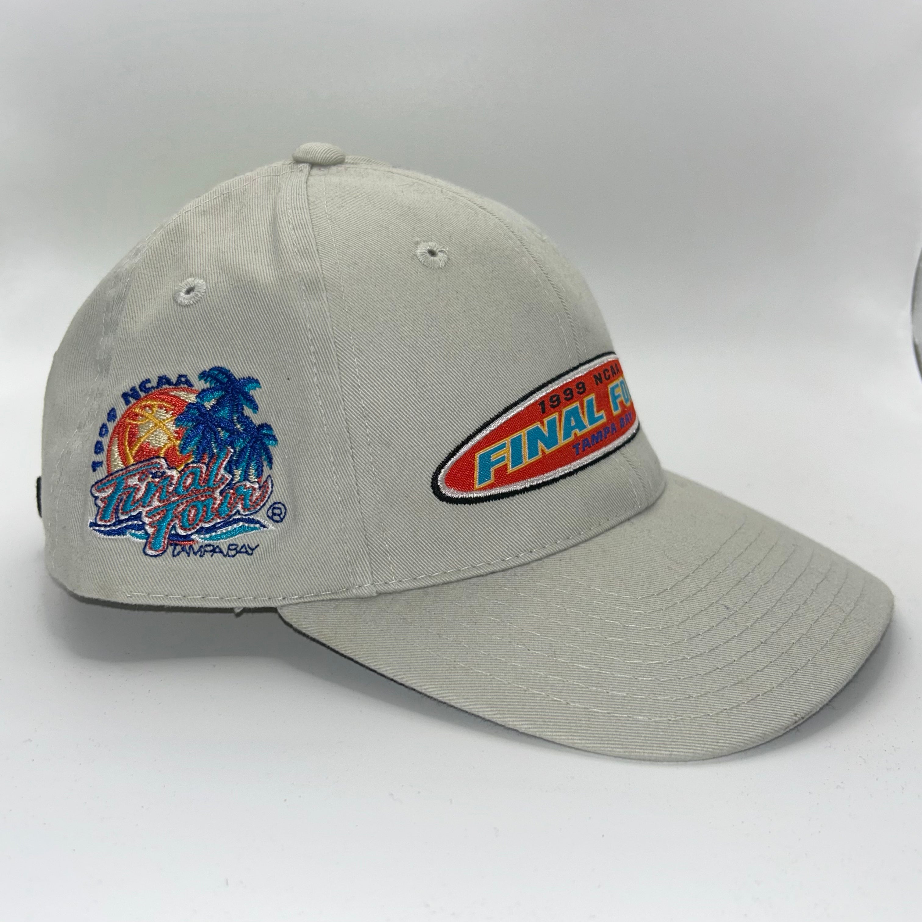 VIntage 1999 Final Four Tampa Bay Uconn Tan Strapback Hat