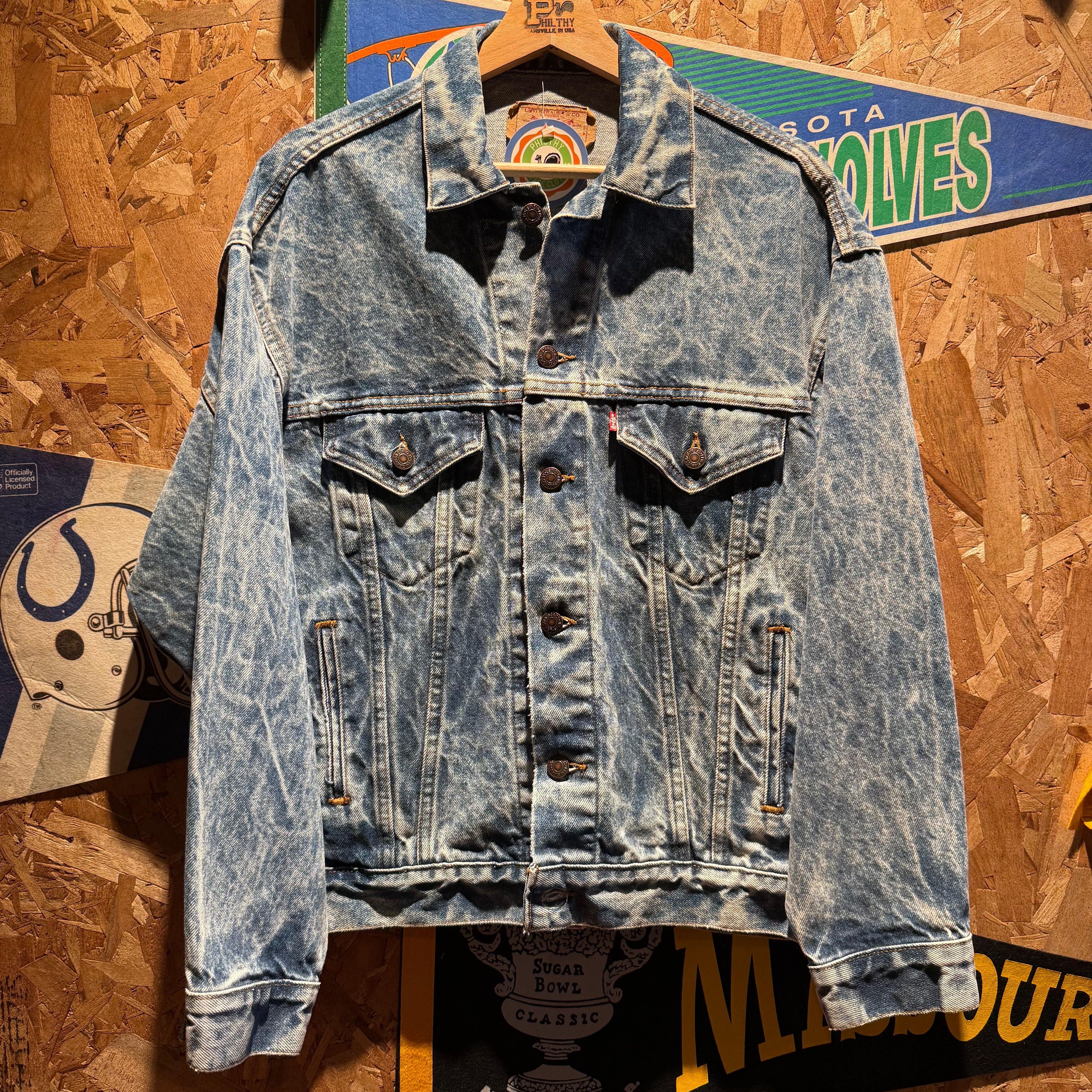 Vintage 70s Levi Denim Jean Jacket: S