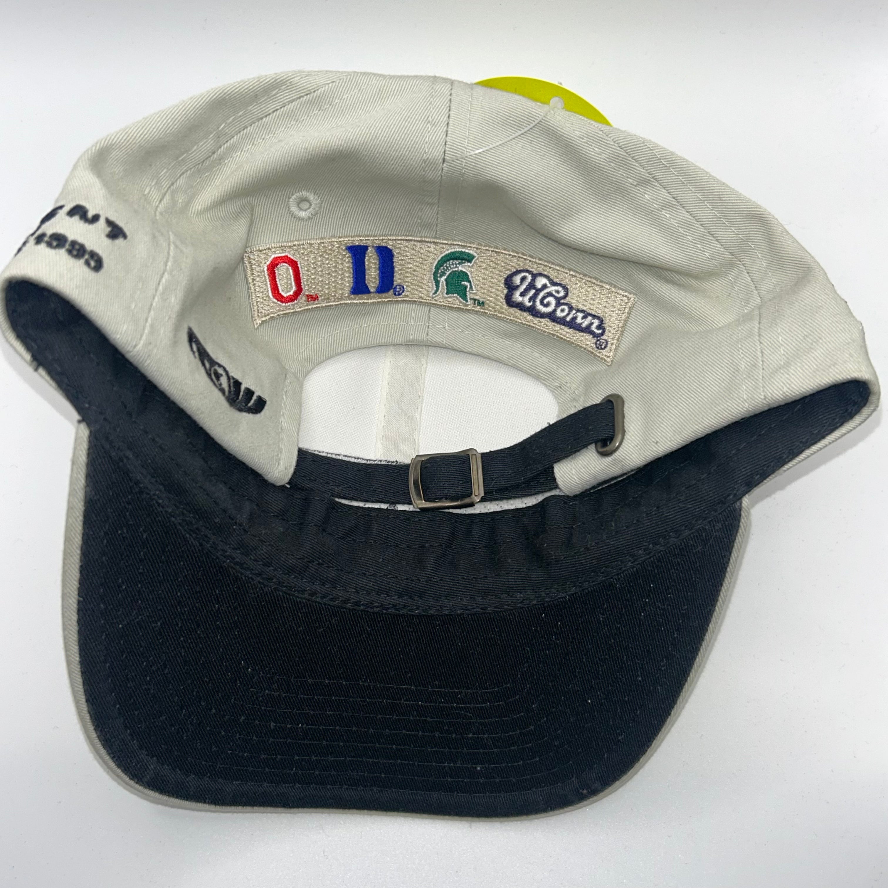 VIntage 1999 Final Four Tampa Bay Uconn Tan Strapback Hat