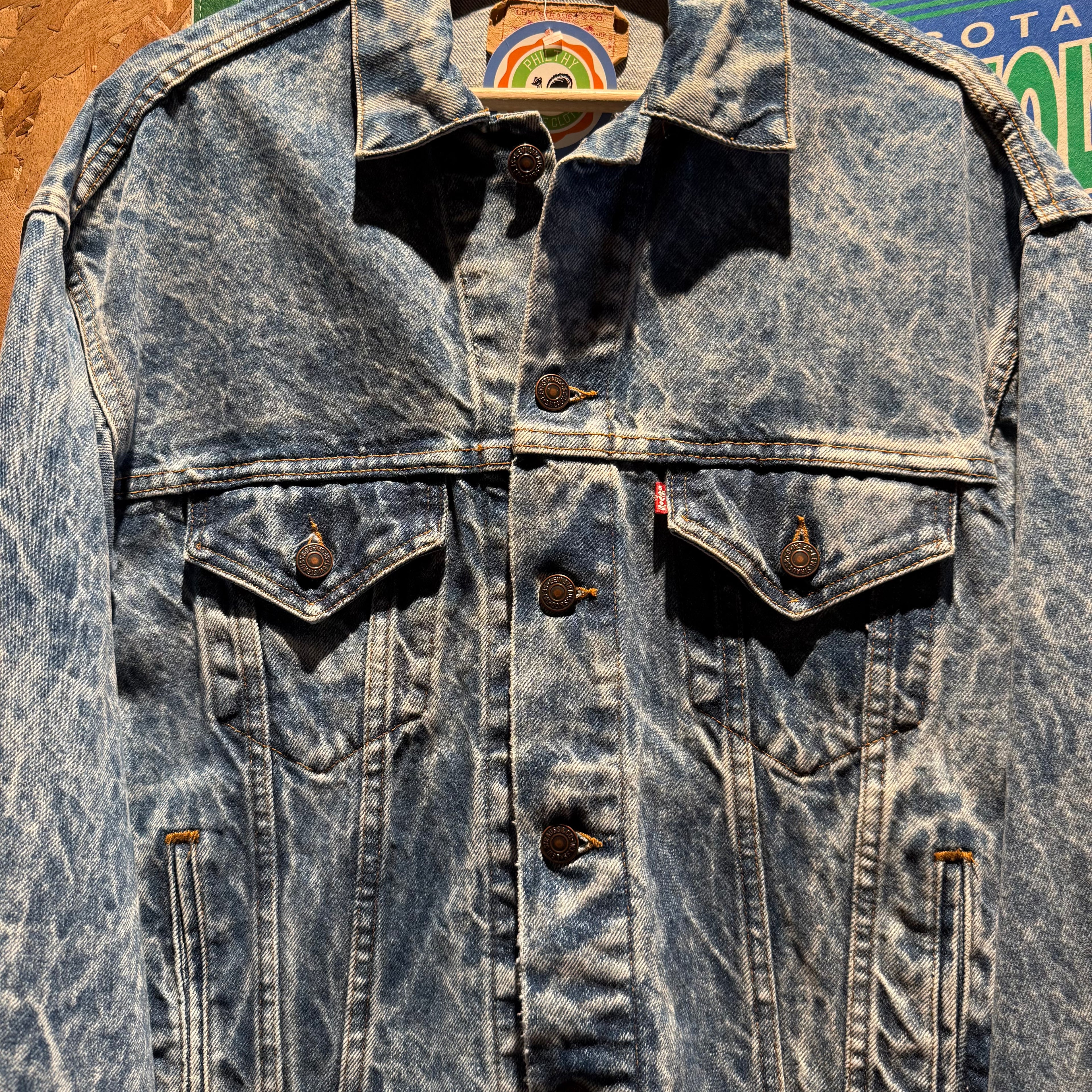 Vintage 70s Levi Denim Jean Jacket: S