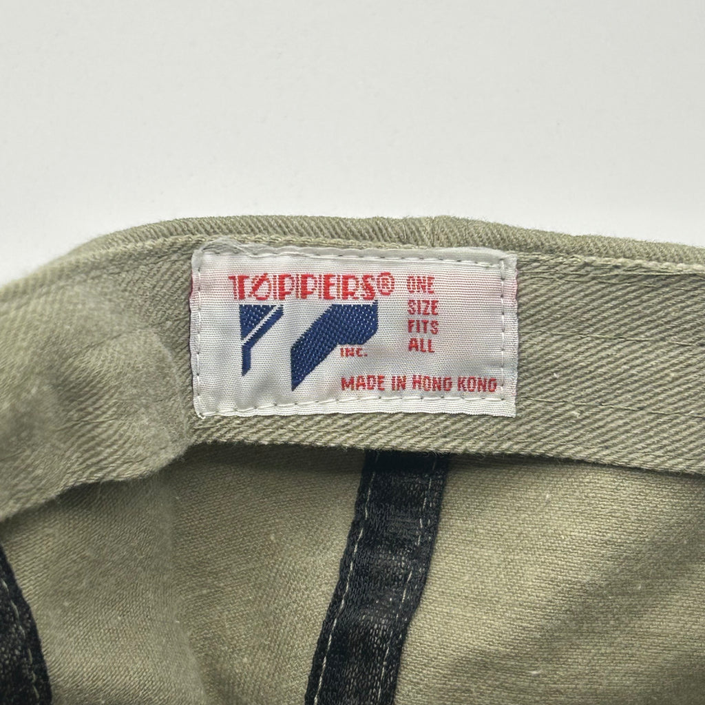 Vintage 1999 Hilly Hundred Bloomington, IN Bike Race Tan Strapback Dad Hat