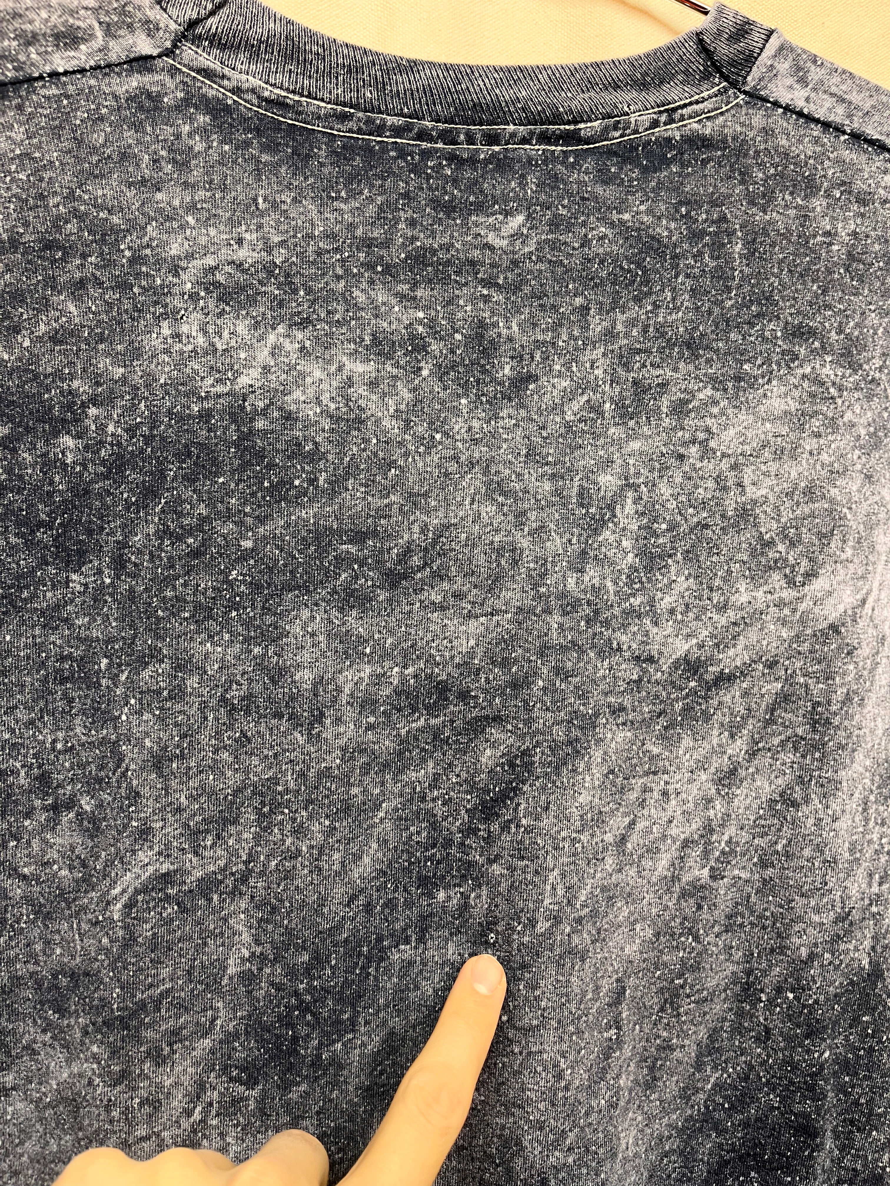 Vintage GE is Lighting Tri-State Light Bulbs Acid Wash Black T-Shirt: XL