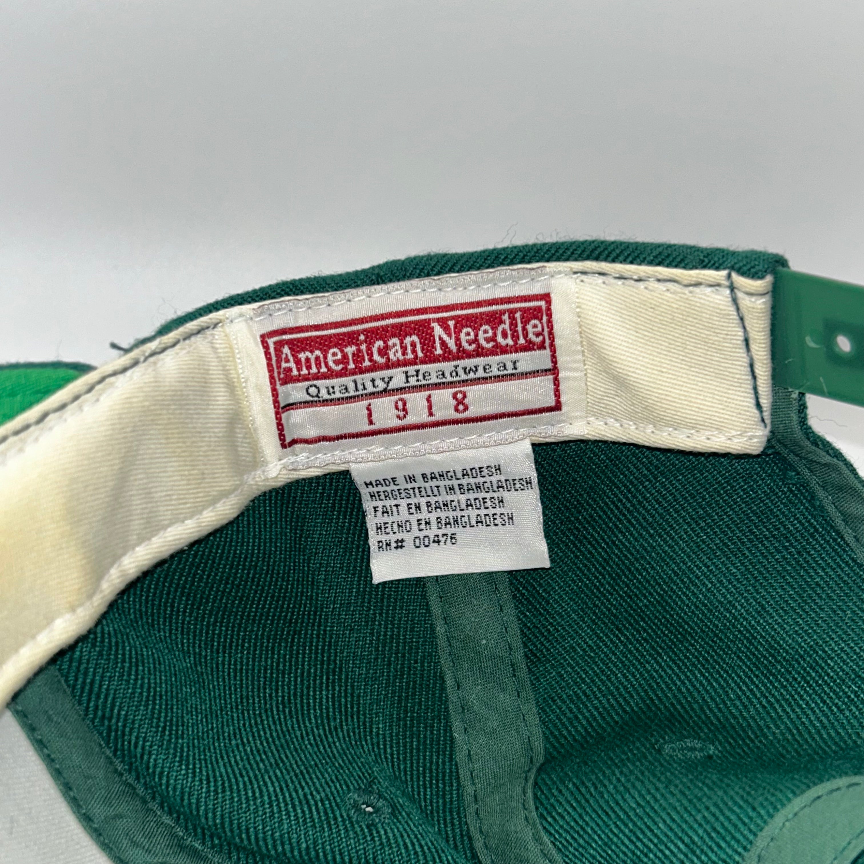 Vintage Green Bay Packers American Needle Green Snapback Hat