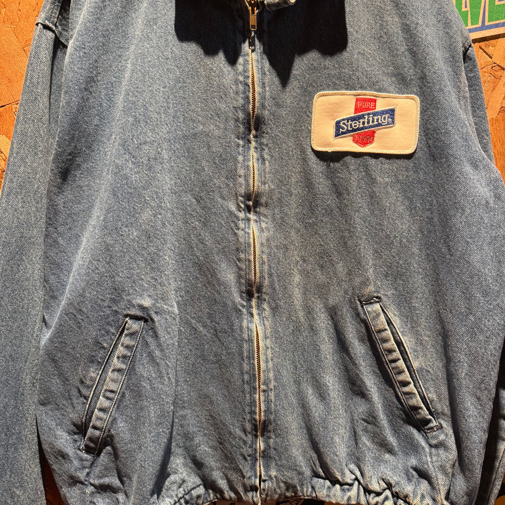 Vinatge Chalk Line Sterling Patch Denim Jacket: L