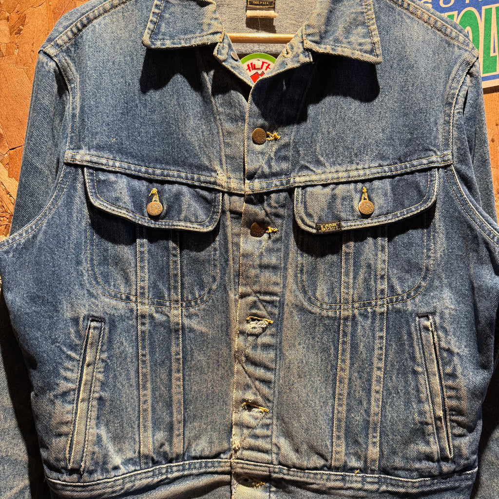 Vintage Levi & Lee Tonkin Gulf Yatcht Club Denim Jean Jacket: M