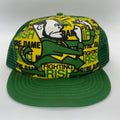 Vintage University of Notre Dame Fighting Irish All Over Print Mesh Trucker Snapback Hat